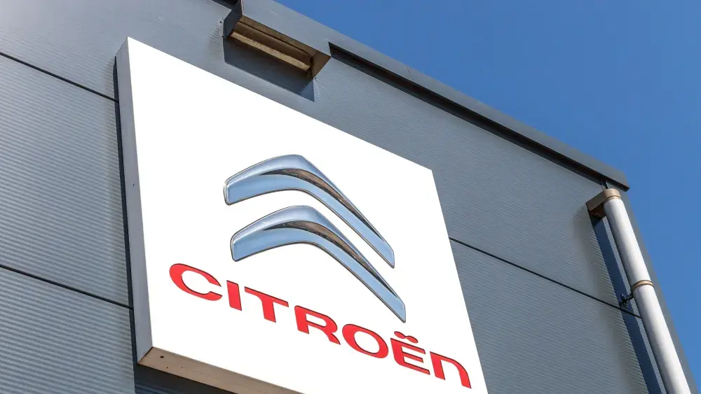 Bord Citroën werkplaats