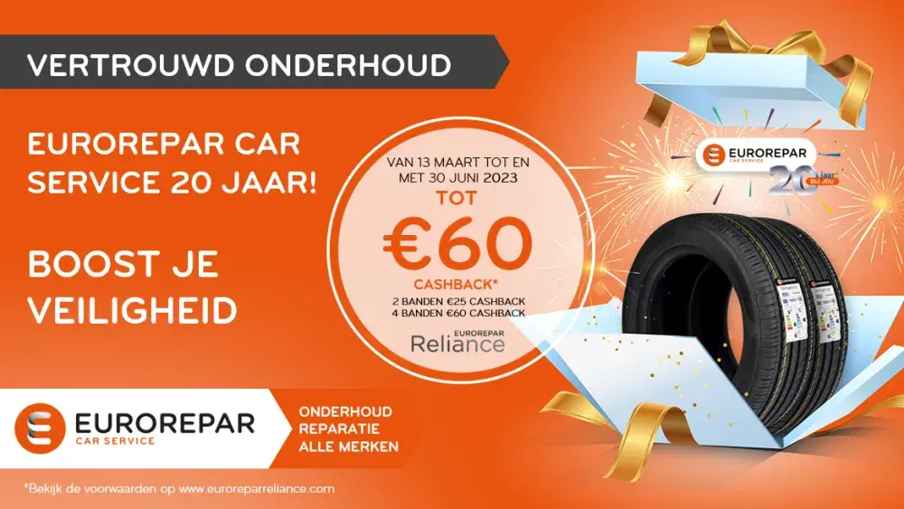 Eurorepar Reliance bandenactie