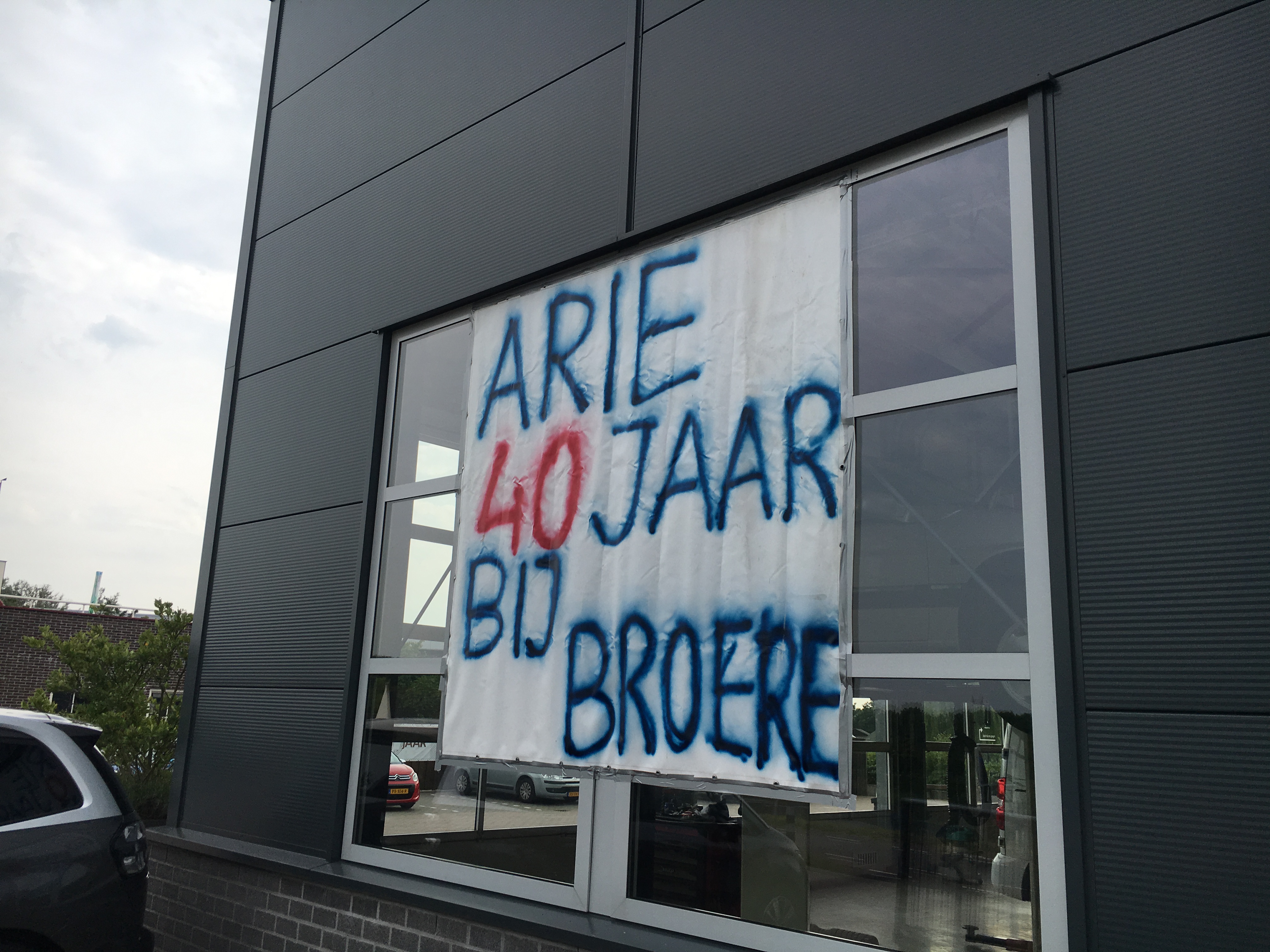 Arie Reemst 40 jaar bij Broere