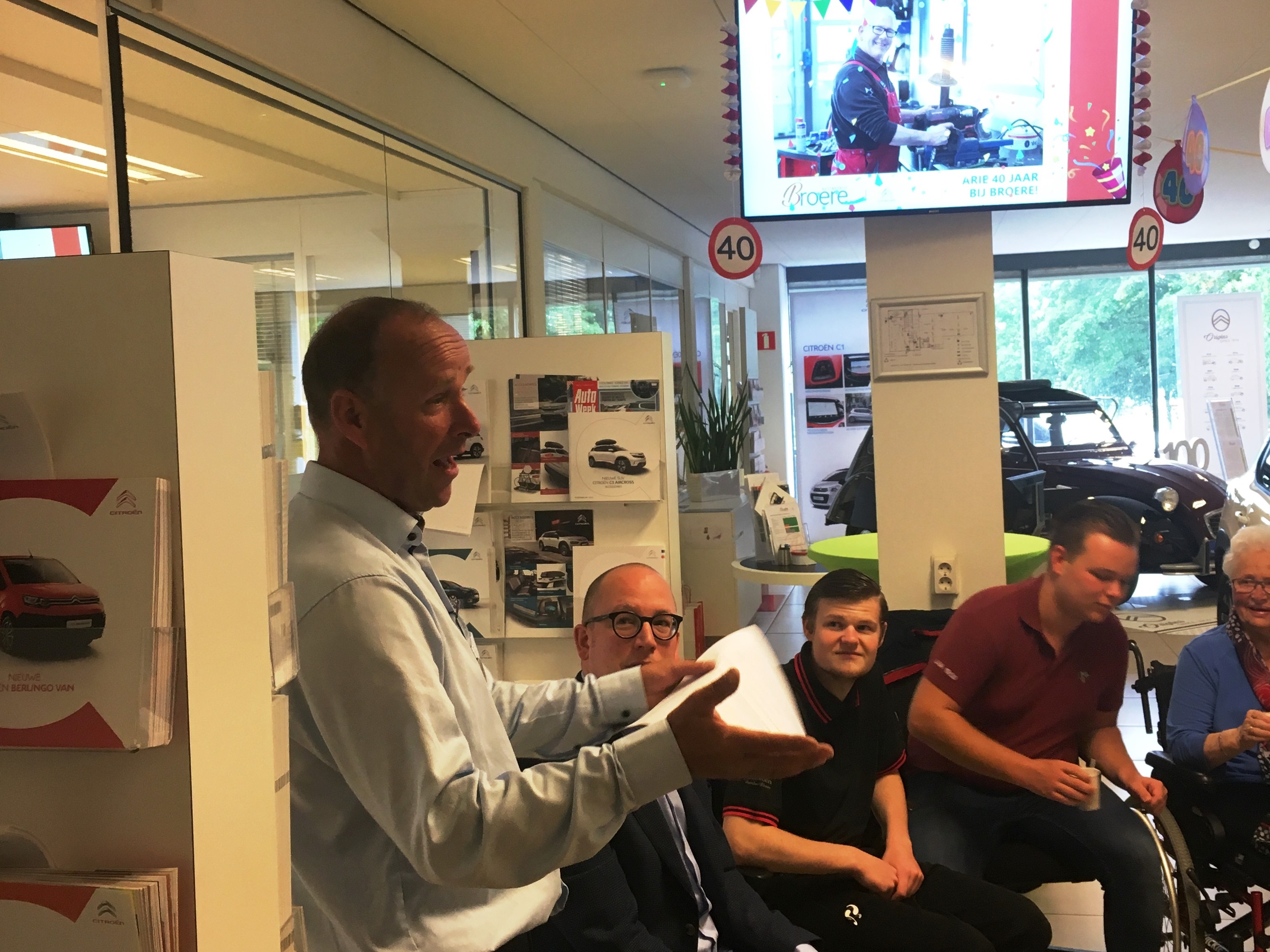 Arie Reemst 40 jaar bij Broere