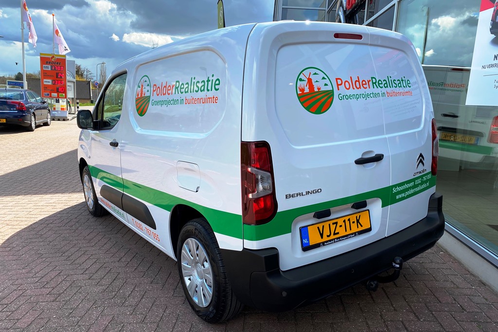 Polderrealisatie groenprojecten Berlingo en Jumpy