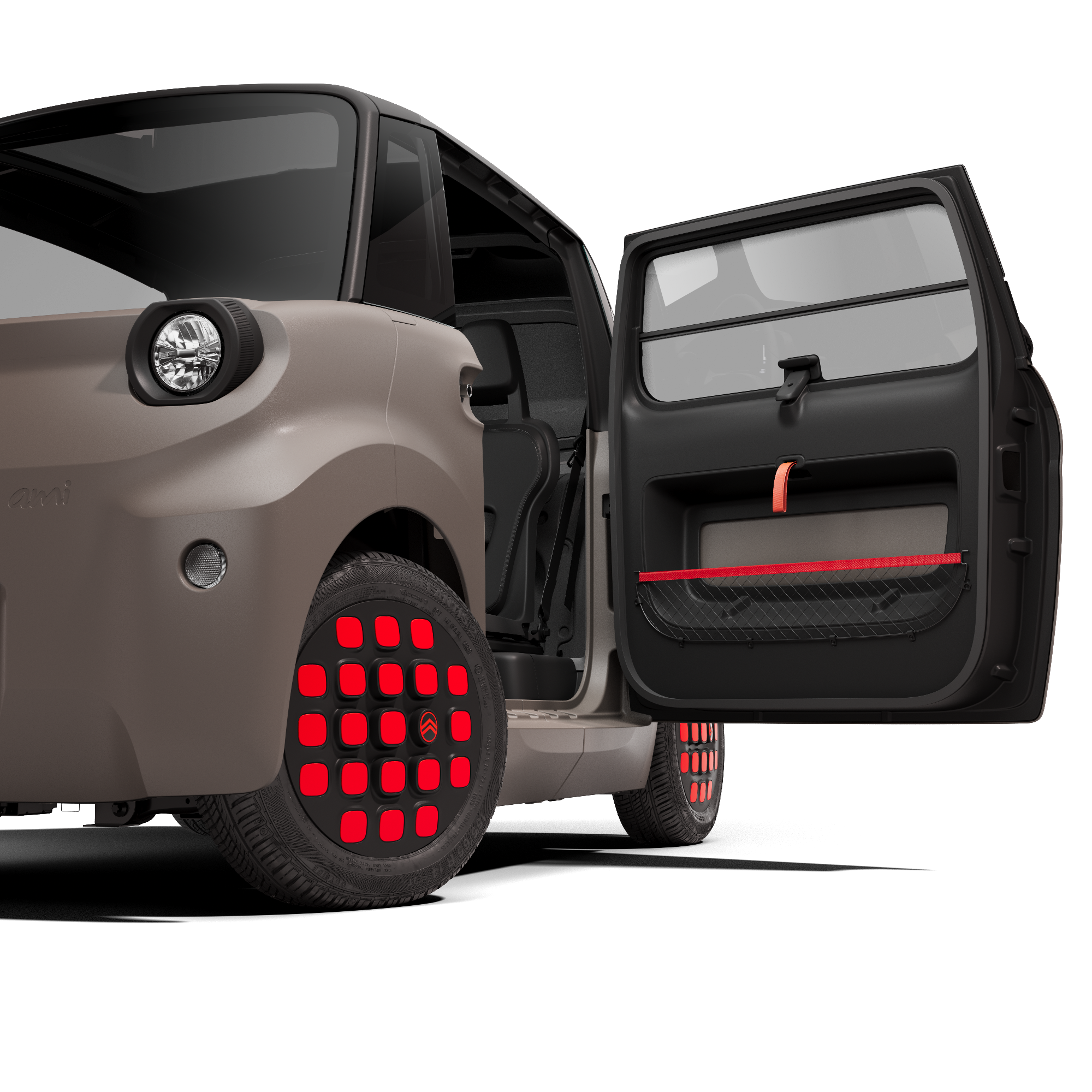 Citroën Ami Spicy rood deur