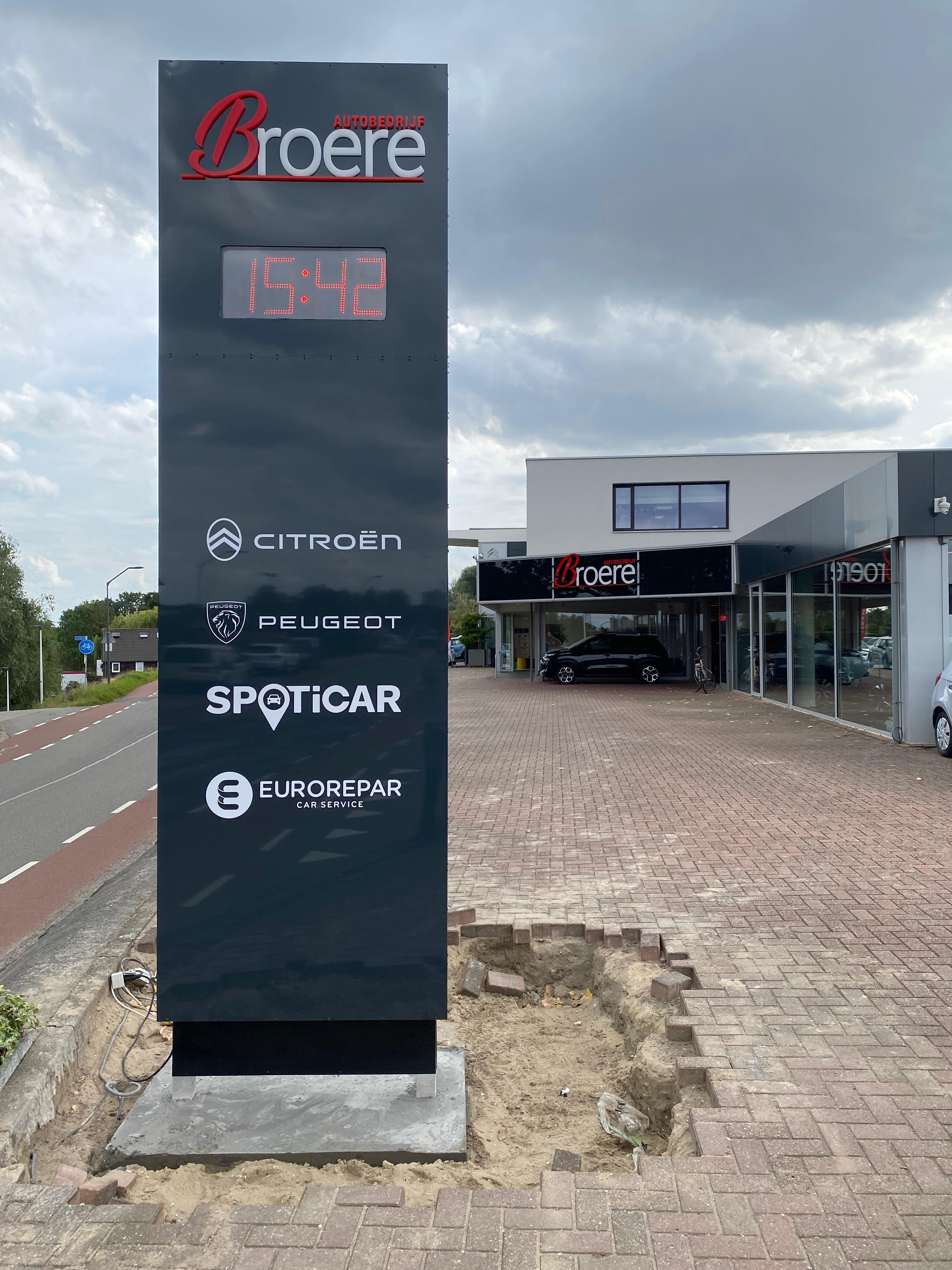 Signing Autobedrijf Broere