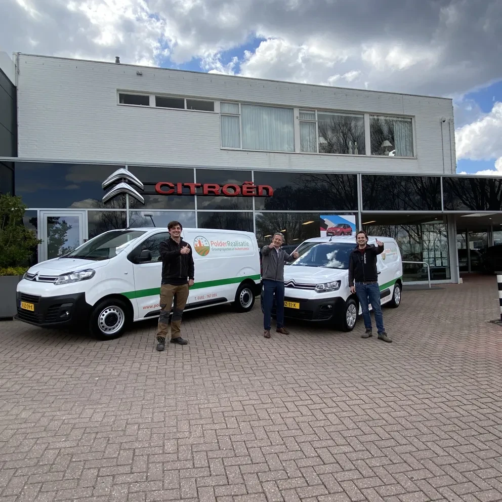 Polderrealisatie groenprojecten Berlingo en Jumpy