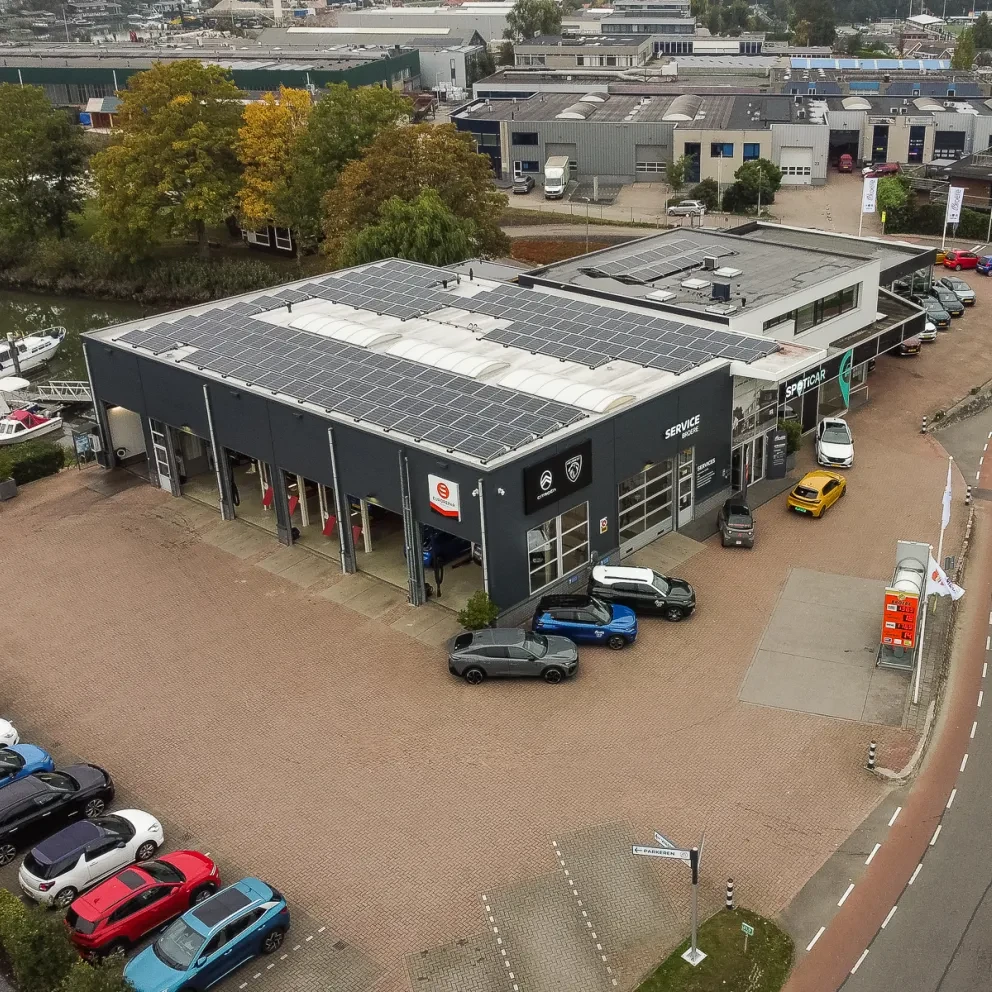 Autobedrijf Broere luchtfoto